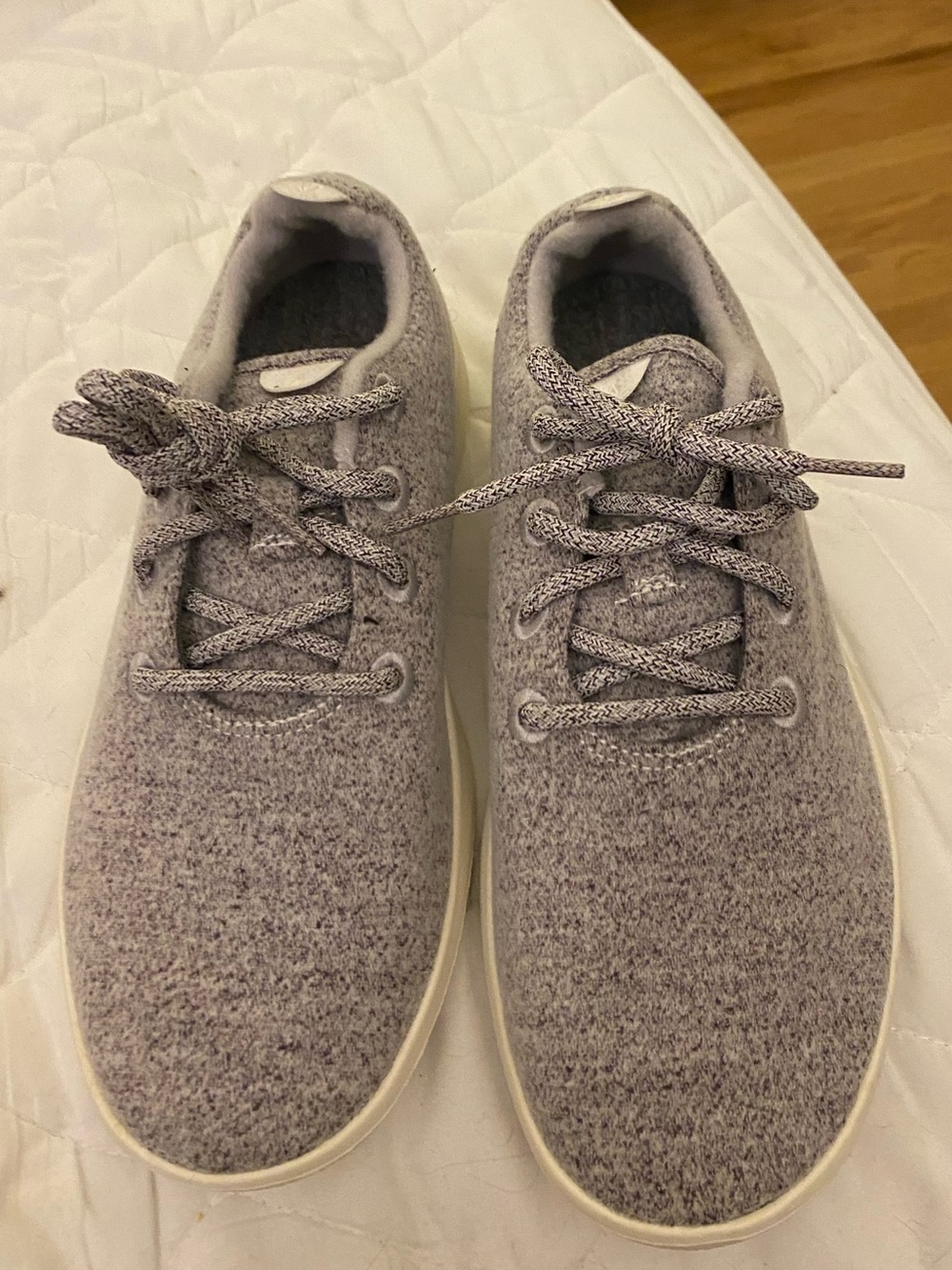 All birds purple wool tennis shoes size 10w